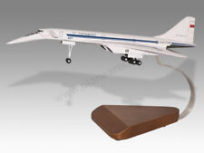 Tupolev TU-144 Charger Aeroflot Solid Mahogany Wood Handcrafted Display Model picture