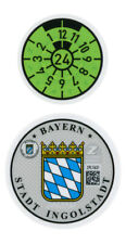 Ingolstadt Registration Seal Sticker Set 2024 - for German License Plate picture