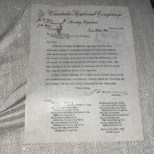 1915 Vandalia Auditor Letter to Sec’y Peoria Association of Railroad Officers picture