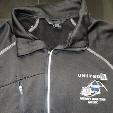 NWOT Official United Airlines Aircraft Move LAX SOC Sweatshirt Uni Large Black picture