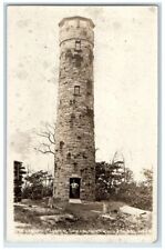 c1920's Massomet Fire Tower Shelburne Falls MA RPPC Photo Unposted Postcard picture