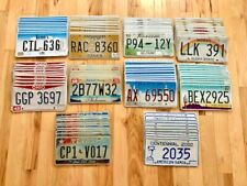 100 License Plates - 10 of Each Location Including American Samoa & Hawaii picture
