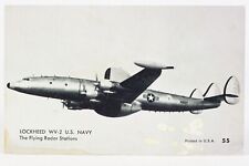 LOCKHEED WV-2 Navy Bomber 1955 Exhibit Supply Co Military Planes Arcade Card picture