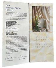 RARE American Airlines Recipe Booklet With Kraft General Foods Paper Pamphlet picture