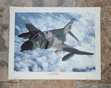 1984 Vintage F-4C Phantom II 16x20 Photo Laminated Taken Over Hawaii picture
