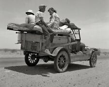 1937 New Mexico Migrant Family on the Move DEPRESSION ERA 8.5 X 11 PHOTO picture