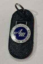 Vintage Leather Car Keychain Vintage key ring American Motors Javelin picture