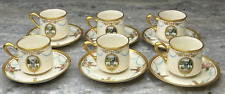 Lenox The Virginian Decoration 6 Demitasse After Dinner Coffee Cup & Saucer Sets picture