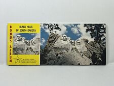 Vtg South Dakota Black Hills Mt Rushmore Memorial Postcard Booklet 20 postcards picture