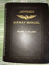 Vintage Jeppesen Airway Manual Folder Binder Used 1979 California Maps picture