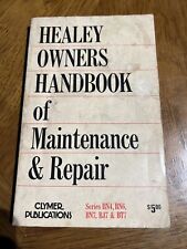 Healey Owners Handbook of Maintenance and Repair Clymer Publications 1971 picture