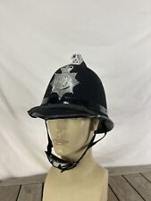 Vintage British Bobby Helmet Lancashire Constabulary Hat 58cm 1995 Manufacture picture