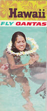 QANTAS Australia airline 1967 Hawaii promotion brochure picture
