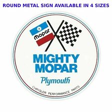 Mighty Mopar Steel SIGN Performance Classic Vintage NHRA RatRod Street Rod picture