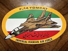 Vintage IIAF Imperial Iranian Air Force F-14 Tomcat Iran Islamic Roundel Decal I picture