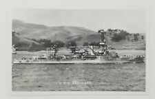 U.S.S. Arkansas Naval Ship RPPC Real Photo Postcard Unposted A894 picture