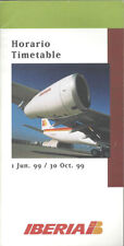Iberia Air Lines of Spain system timetable 6/1/99 [2011] Buy 4+ save 25% picture