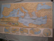 THE HISTORIC MEDITERRANEAN + THE SEAFLOOR MAP National Geographic December 1982 picture