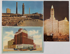 Chicago postcards with post mark dates. 1951, 1952. picture