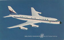  Postcard Delta's Convair 880 World's Fastest Jetliner  picture