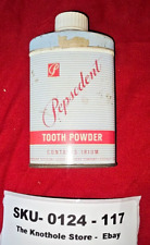 PEPSODENT TOOTH POWDER TIN USA SMALL 3/4 Oz FULL Vintage picture