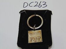 PILOT'S BOEING 737 AIRPLANE CHARM PENDANT KEY HOLDER STERLING SILVER KEYCHAIN picture