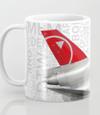 Northwest Airlines DC-10 tail with Airport Codes - Coffee Mug (11oz) picture