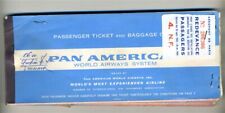 Pan American World Airways 39 Stops in 90 Days 1961 First Class Ticket picture