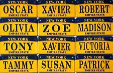 Personalized NEW YORK Metal Name Bike Novelty Souvenir Embossed License Plate picture