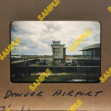 Vintage 35mm Slide - COLORADO 1956 Denver Airport - Red Border Kodachrome picture