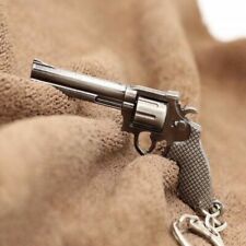 357 Revolver Pistol Weapon Gun Model Metal Keyring Keychain Mini Key Ring Chain picture
