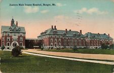 Eastern Maine Insane Hospital Bangor Maine ME 1915 Postcard picture