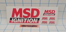 Vtg Ephemera racing Decals stickers MSD ignition man cave tool box bar  picture