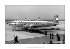 KLM Douglas DC-4 A3 Art Print – Schiphol Airport Amsterdam – 42 x 29 cm Poster picture