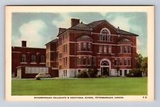 Peterborough Ontario-Canada, Collegiate & Vocational School Vintage Postcard picture