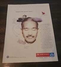 Northwest Airlines Print Ad 1996 Klm 8x11  picture