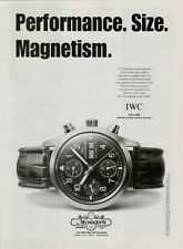 1999 IWC International Watch Co Performance Size Magnetism Vintage Print Ad x picture