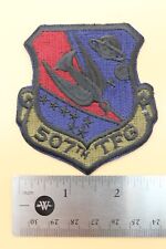 USAF 507th TFG Tactical Fighter Group Subdued Military Uniform Patch picture