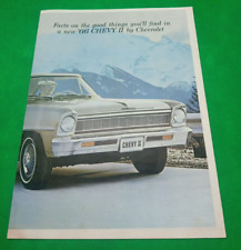 Original 1966 Chevrolet Chevy II Sales Brochure 66 Nova SS Fc3 picture