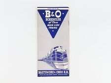 B&O Baltimore & Ohio Railroad Time Tables - April 27, 1941 picture