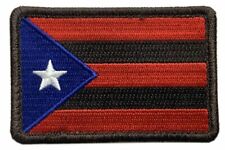 Puerto Rico State Flag Tactical Patch [3.0 X 2.0 -Hook Fastener Backing - P22] picture