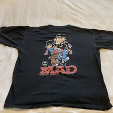 Vintage 1995 Mad Magazine Alfred E Newman Motorcycle T-Shirt XL Rare picture