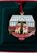 Texas Governor's Mansion Christmas Ornament 2022 Open Box Rare Gov Abbott Dogs picture