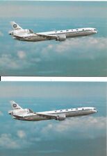 VARIG Airlines, 2 McDonnell Douglas MD-11 Postcards, Airline Issue. picture