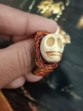 Unleash the Power to Neutralize Enemies with the Samshan Kali Skull Vessel Ring picture