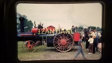 AN14 VIINTAGE 35mm SLIDE TRANSPARENCY Photo STEAM ENGINE TRACTOR AT FAIR PEOPLE picture
