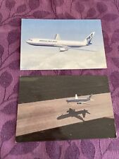Boeing Aircraft Co. issued 767-300 cont/l postcards lot of 2 picture