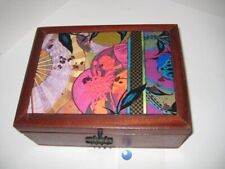 21 st  Century-MC ADAMS DESIGN -Hancrafted Solid Wood Jewelry BOX- JOJOBA picture
