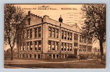 Wooster OH-Ohio, College of Wooster Severance Hall, Vintage c1921 Postcard picture