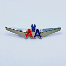 Vintage American Airlines Junior Pilot Wings Plastic Red/Blue Rare  picture
